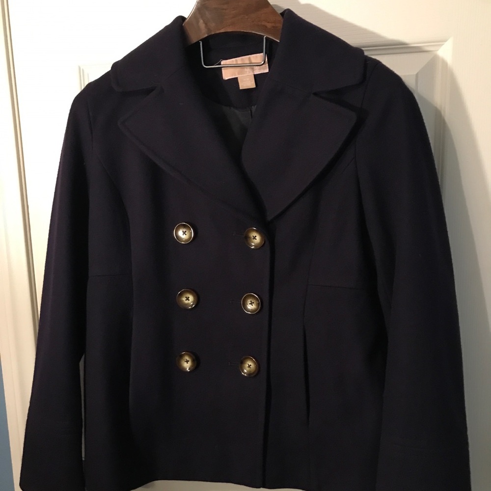 Michael Kors Pea Coat (Eggplant)